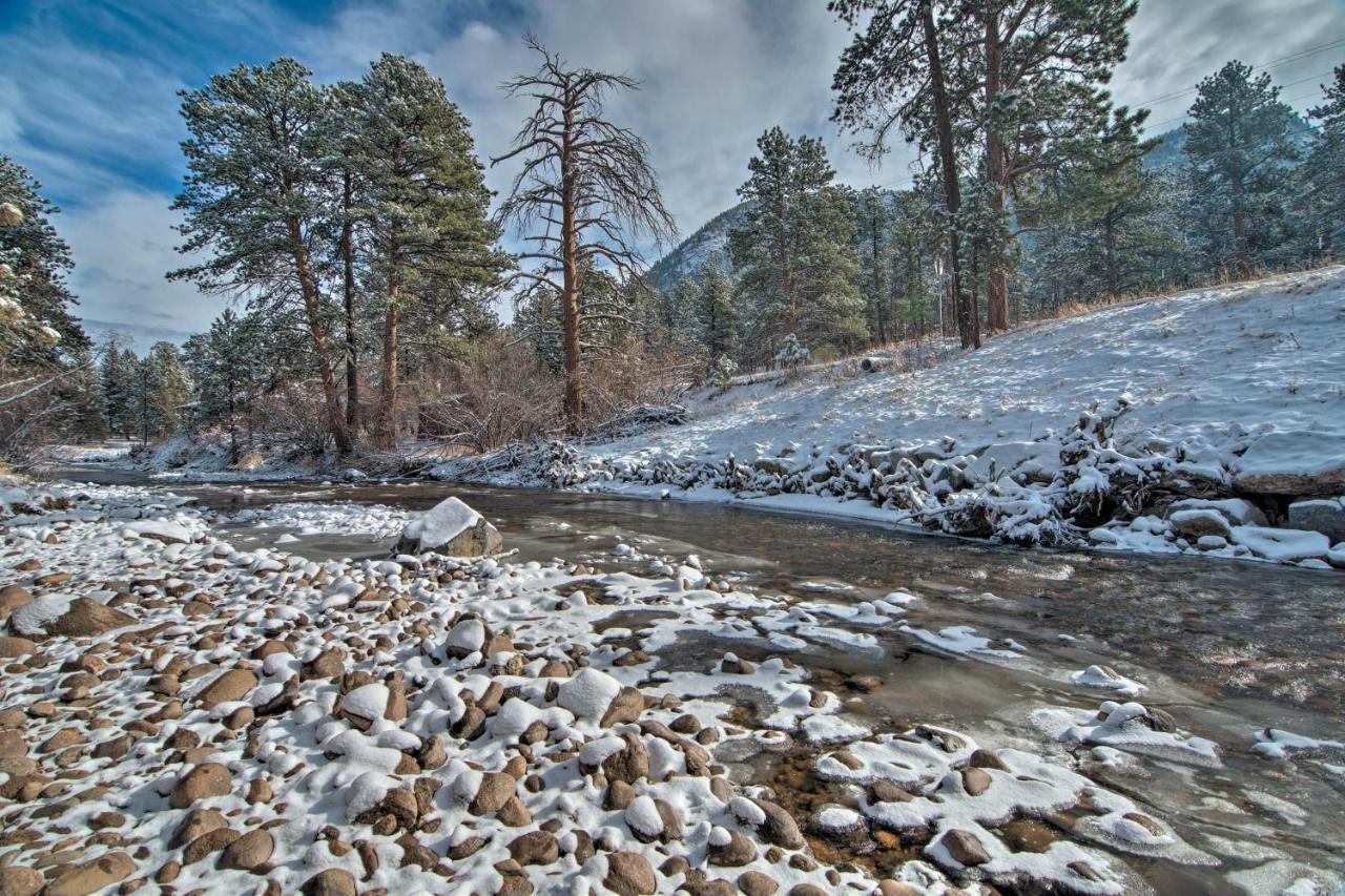 Spacious Estes Park Home On Big Thompson River! Exterior photo