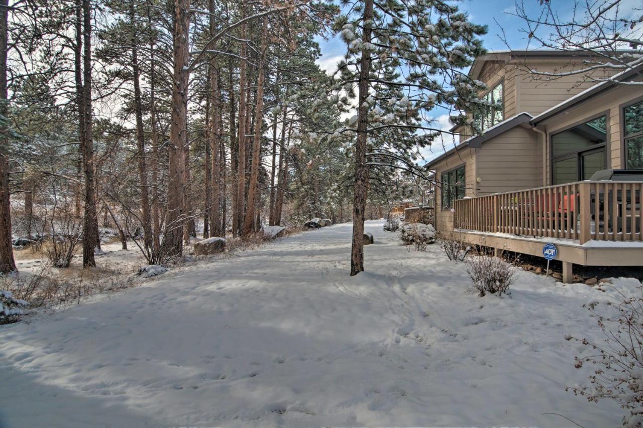 Spacious Estes Park Home On Big Thompson River! Exterior photo